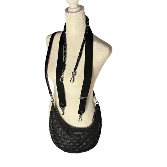MZ Wallace Quilted Black Crossbody Bag - Picture 2 of 9